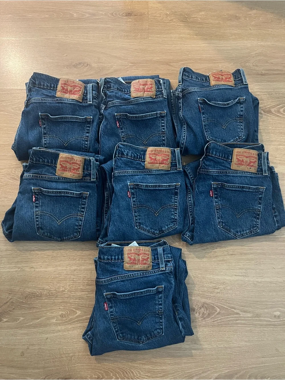 Levi's Men's Jeans - Pack of Seven